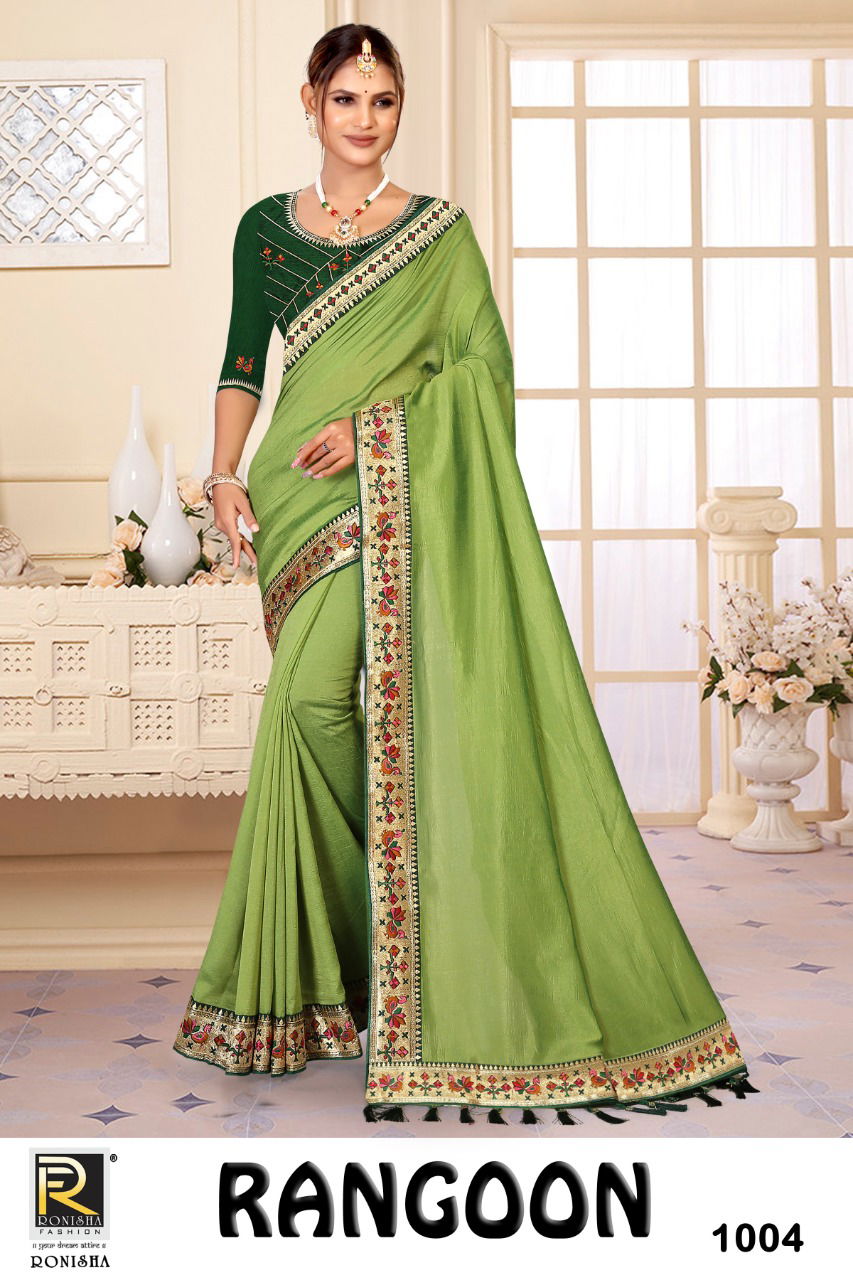 Ronisha Rangoon Exclusive Wear Latest Wholesale Saree Collection